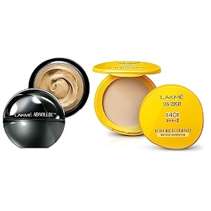 lakm sun expert light ultra matte spf 40 pa compact 7g amp absolute all skin natural mousse ivory fair 01 25g