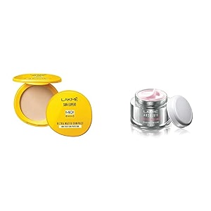lakm sun expert ultra matte spf 40 pa cream for all skin type compact 7g and absolute perfect radiance skin brightening day creme light 50g