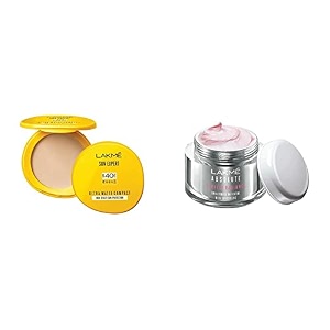 lakm sun expert ultra matte spf 40 pa cream compact 7g and absolute perfect radiance skin brightening day creme for all skintype 28g