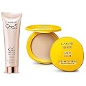 LAKMÉ Sun Expert Ultra Matte Spf 40 Pa+++ Compact, 7G And Lakmé 9 To 5 Complexion Care Face Cream For All Skin Type, Bronze, 30G