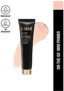 lakm unreal blur perfect primer mattifies  blurs pores lightweight  waterproof primer  - 30 ml