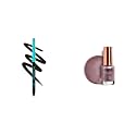 LAKME 9-5 Eyeconic Smokey Kajal, Black 0.35g, for Smokey Eye Perfection, with 2x Darker Pigment, Smudge-Proof and Waterproof, Long-Wear Formula LAKME Ultimate Glam Chrome Nail Paint, Dusty Rose 6ml
