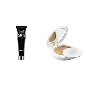lakme absolute blur perfect makeup primer 30g and lakme perfect radiance compact- ivory fair 01 8g