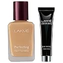 LAKMÉ © Absolute Blur Perfect Radiant Makeup Primer, 30G And Lakme © Perfecting Light Liquid Foundation for All Skin Type, Pearl, 27Ml