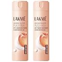 LAKMÉ Peach Milk, Light Weight Moisturizer, 200Ml Lotion, For Soft Glowing Skin, With Vitamin C, E &amp; Peach Milk Extract, 12Hr Moisture Lock, Non-Oily, Non-Sticky Face Cream (Pack Of 2)