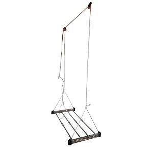 lakshay heavy duty stainless steel 4 pipe x 7 feet ceiling cloth hangerceiling cloth dryer blue 4x7