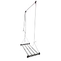 LAKSHAY :Heavy Duty Stainless Steel (4 Pipe X 7 Feet) Ceiling Cloth Hanger/Ceiling Cloth Dryer (Blue, 4x7