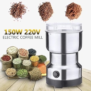 laley mini stainless steel coffee spice nuts grains bean grinder mixer-coffee bean grinder seasonings dry food spices mill powder machine tool for home kitchen