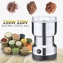 LALEY Mini Stainless Steel Coffee Spice Nuts Grains Bean Grinder Mixer-Coffee Bean Grinder Seasonings Dry Food Spices Mill Powder Machine Tool for Home Kitchen