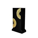 Lalhaveli Home Decorative Wooden Handmade Small Towel Stand for Washbasin Kitchen Free Standing Towel Holder Towel Bars (Black)