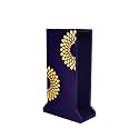 Lalhaveli Home Decorative Wooden Handmade Small Towel Stand for Washbasin Kitchen Free Standing Towel Holder Towel Bars (Blue)