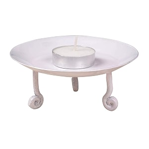 lalhaveli metal candle holder for home decoration puja diya iron candle stand tealight holder 2 x 45 included candle included