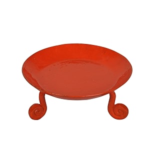 lalhaveli tealight holder orange round candle standtable top decorative beautiful hand painted iron candle holder 2 x 45 inch candle included