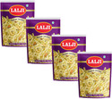 lalji Badam Lachha 1.6Kg (400Gm x 4) Bikaneri Namkeen Spicy and Crispy Healthy Snack Badam Lachha (4 x 400 g)