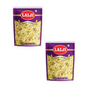 lalji Badam Lachha 800Gm (400Gm x 2) Bikaneri Namkeen Spicy and Crispy Healthy Snack Badam Lachha (2 x 400 g)