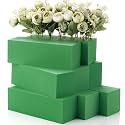 Lallisa 12 Pcs Green Reusable Floral Foam Blocks, 9 x 3 x 3"