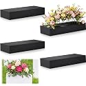 Lallisa 8 Pcs Black Reusable Floral Foam Blocks, 11.8 x 4.7 x 2''