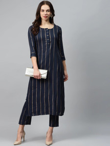 Lamba Creations Women Kurta Pant Set