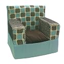 Lambs & Ivy Slip Covered Chair in Baby Picasso