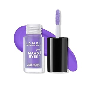 lamel - maad eyes matte eyeshadow powder 405-signluxurious matte formula long-lasting waterproof easy to apply and blend 52 ml purple
