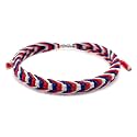 LAMIBEE Country Proud, Country Flag Color Tibetan Wrist Wrap Bracelet, Amulet and Boho Style Rope Bracelet and Bangles for Women, Men, String Thread Bracelets