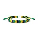 LAMIBEE Country Proud, Country Flag Color Tibetan Wrist Wrap Bracelet, Amulet and Boho Style Rope Bracelet and Bangles for Women, Men, String Thread Bracelets