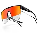 Lamicall Polarized Fit Over Glasses Sunglasses - UV400 Protection for Men Women, Oversized Sun Glasses for Driving Cycling