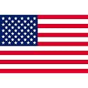 Laminated US American Flag Poster US United States of America USA Posters Poster Dry Erase Wall Art 24x36
