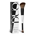 Lamora Dual Ended Makeup Brush - Blush + Concealer - Duo Angled Face Brush