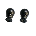 Lamp Finials 2 Pcs Lamp Shades Finials Cap Knob Lamp Decoration for Lamp Harp Holder, Black