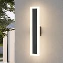 LamQee 15.8 Inch Long Outdoor Wall Lights Modern Exterior Lighting Fixtures for House, Waterproof 3000K 11W 550LM LED Linear Outdoor Wall Sconces Lighting for Porch Patio Garage Door Yard Indoor
