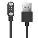 Lamshaw Compatible for GREYOLK Bone Conduction Headphones Charging Cable, Magnetic Replacement Charging Cable Compatible with GREYOLK V5 Bone Conduction Headphones (Black, Grid Charger Charger)