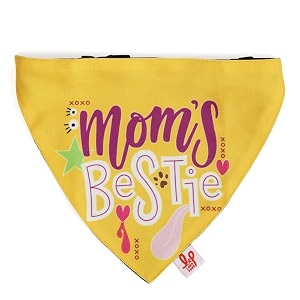 lana paws mom39s bestie adjustable amp comfortable dog bandana scarf pink size s-m
