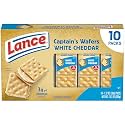 Lance Captain's Wafers White Cheddar Sandwich Crackers, 10 Count 1.37 Oz