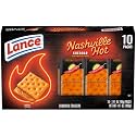 Lance Nashville Hot Cheddar Sandwich Crackers, 10 Count 1.41 Oz