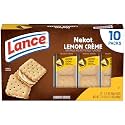Lance Nekot Lemon Crème Sandwich Cookies Snack Packs, 10 Count 1.72 Oz