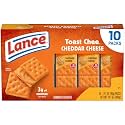 Lance ToastChee Cheddar Sandwich Crackers Snack Packs, 10 Count 1.41 Oz