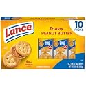 Lance Toasty Peanut Butter Sandwich Crackers Snack Packs, 10 Count 1.29 Oz