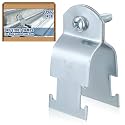Landhoow Emt Pipe Universal Strut Clamps Strut Channel Accessory Electro Galvanized Conduit Clamp with Bolt and Nut, Rigid Pipe Tool(1 Inch,Silver,1 Pcs)