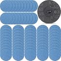 Landical 150 Pcs 3 Inch 40 Grits Sanding Discs Quick Change Zirconia Lock Sanding Disc for Die Grinder Surface Strip Grind Polish Finish Burr Rust Paint Removal