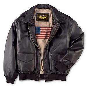 Landing Leathers Mens A-2 Air Force Genuine