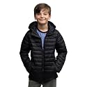 Lands' End Kids Full Zip Lightweight Thermoplume Hooded Jacket (S-XL)