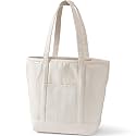 Lands' End Open Canvas Tote Large Long Handle Natural