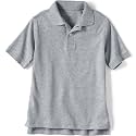 Lands' End School Uniform Kids Short Sleeve Interlock Polo Shirt