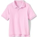 Lands' End School Uniform Kids Short Sleeve Interlock Polo Shirt