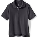 Lands' End School Uniform Kids Short Sleeve Interlock Polo Shirt