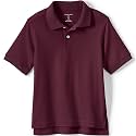 Lands' End School Uniform Kids Short Sleeve Interlock Polo Shirt