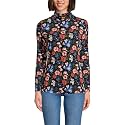 Lands' End Women's Jersey Knit Turtleneck