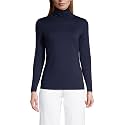 Lands' End Women's Jersey Knit Turtleneck
