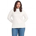 Lands' End Women's Cotton Mock Turtleneck